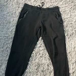 Black Wicked Stitch Sweatpants